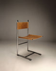 DIMORE STUDIO - Chaise en cuir de vachette