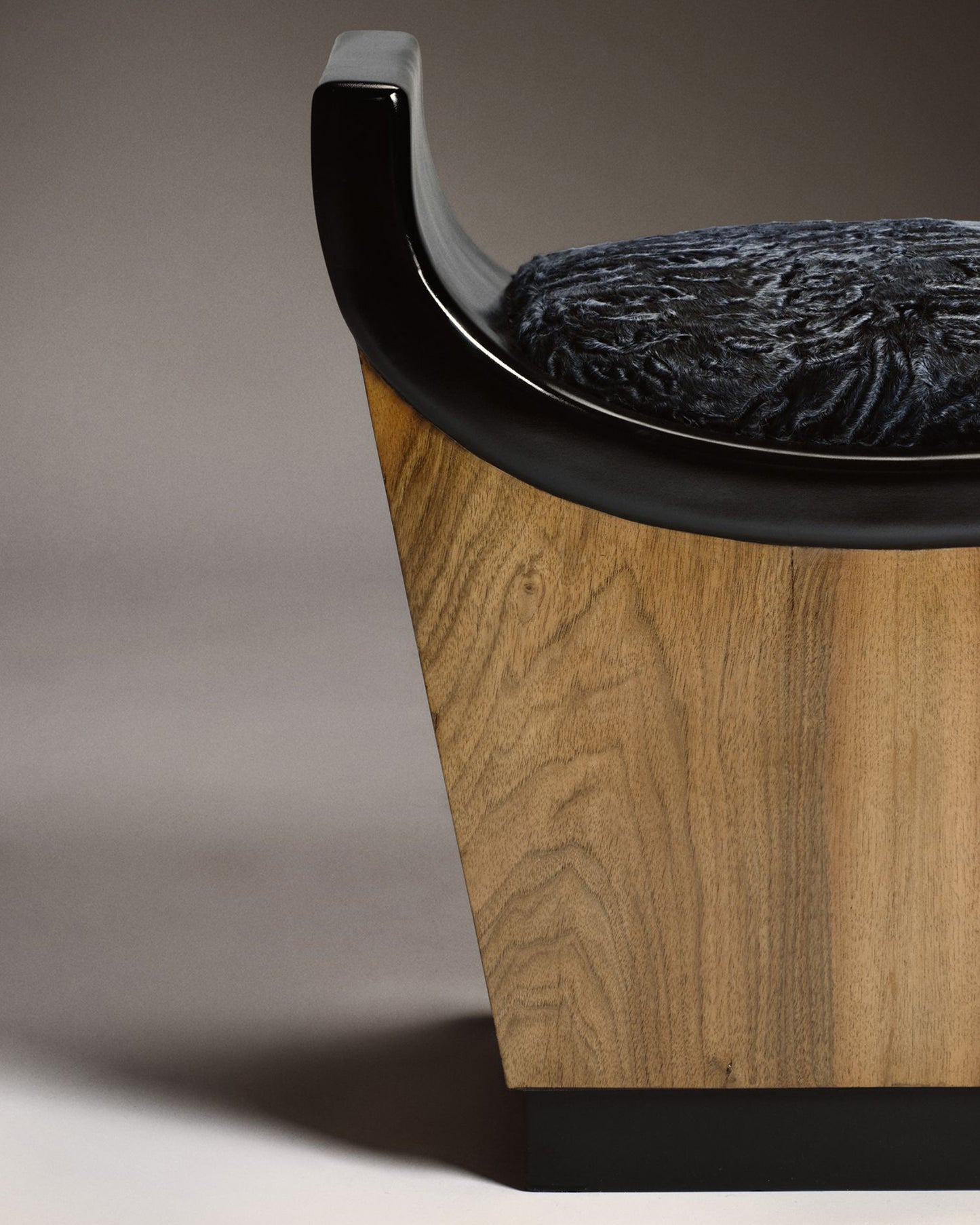 VINTAGE GAETANO BORSANI - Tabouret -Yves Salomon Editions