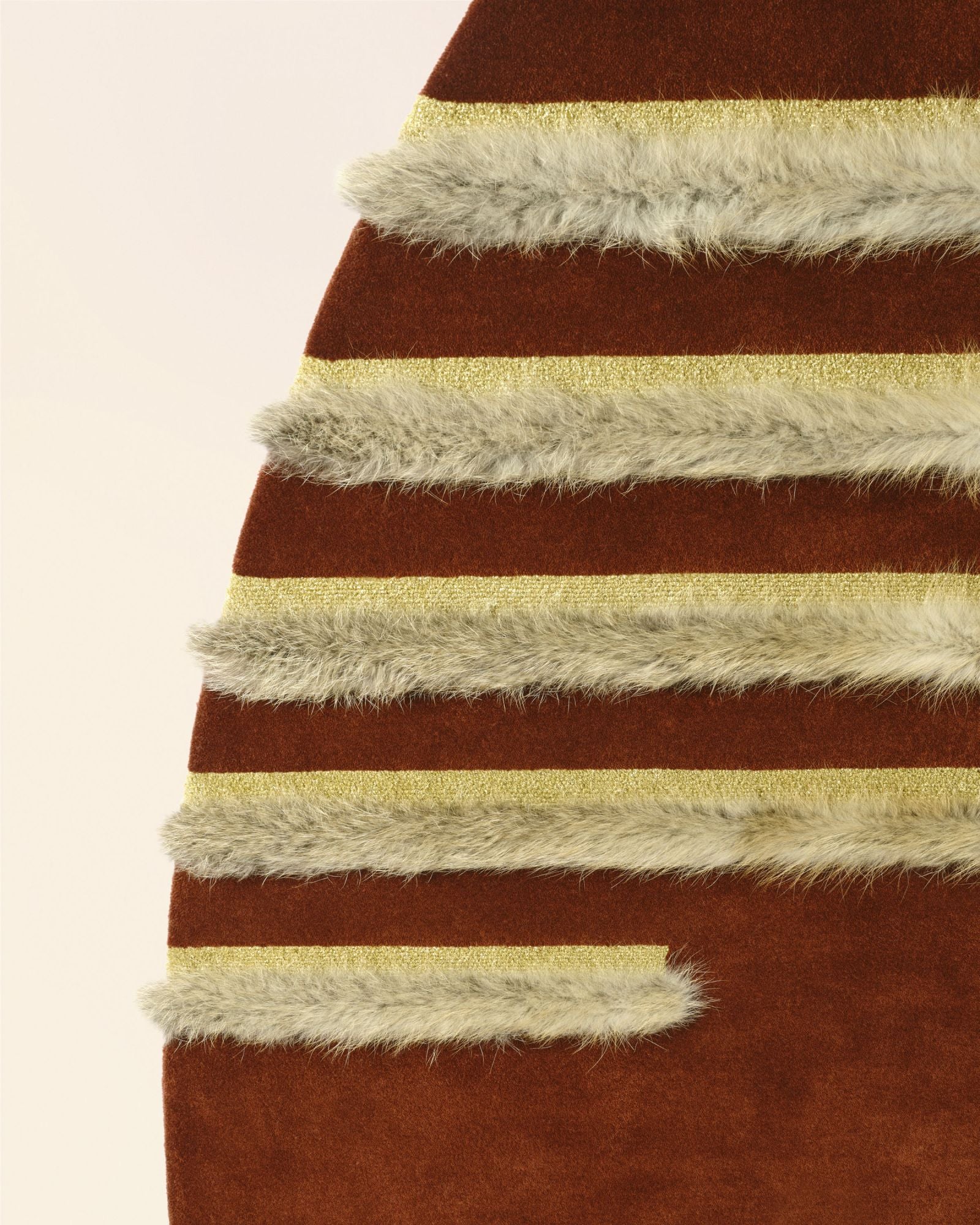 DIMORE - Tapis laine & renard golden island -Yves Salomon Editions