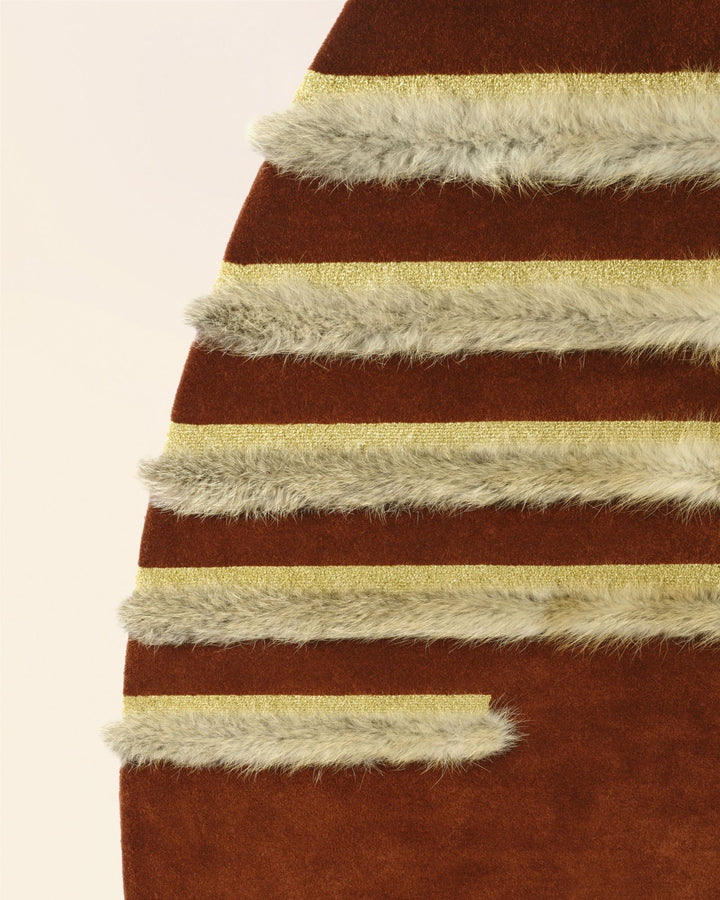 DIMORE - Tapis laine & renard golden island -Yves Salomon Editions