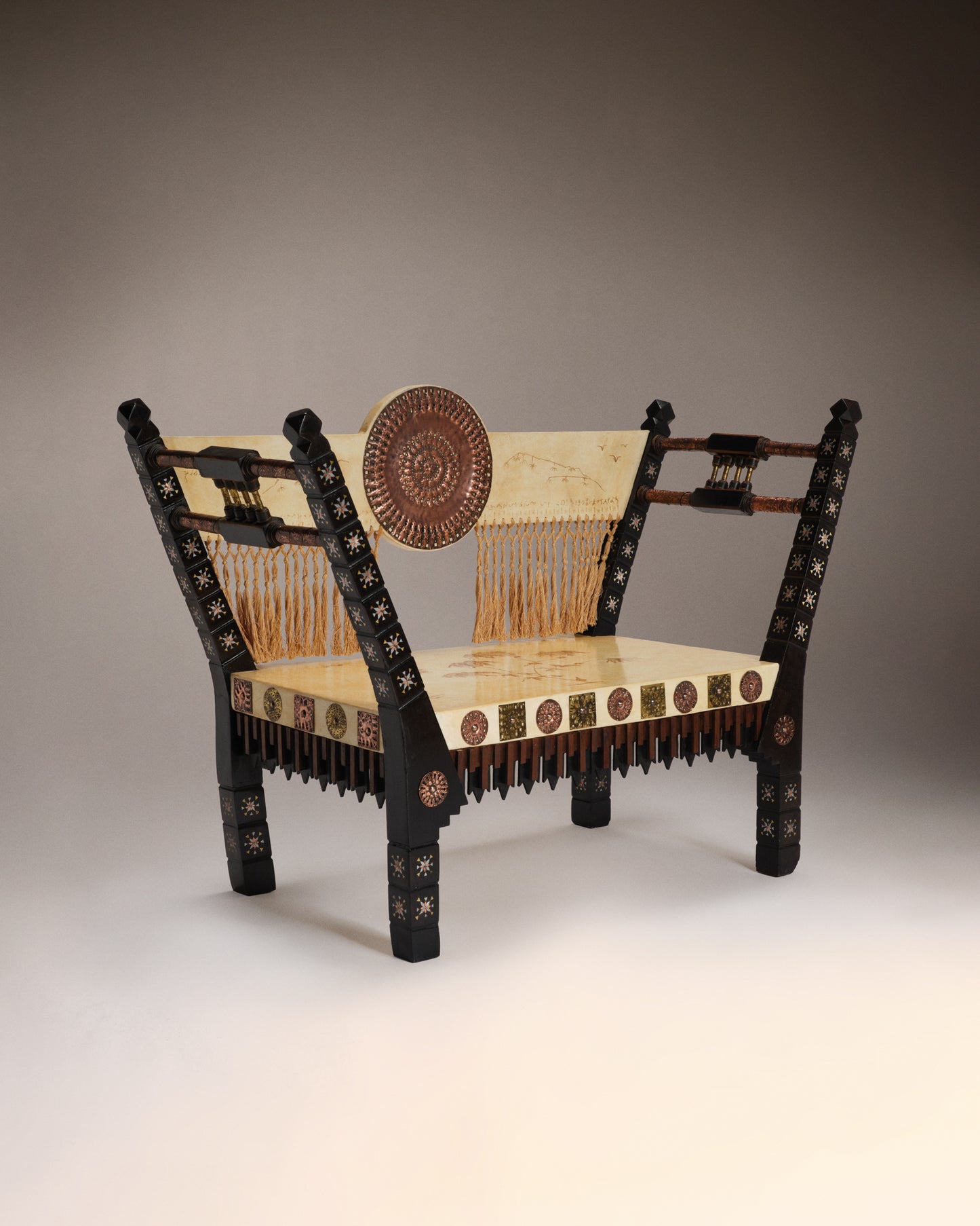 VINTAGE CARLO BUGATTI - Canapé