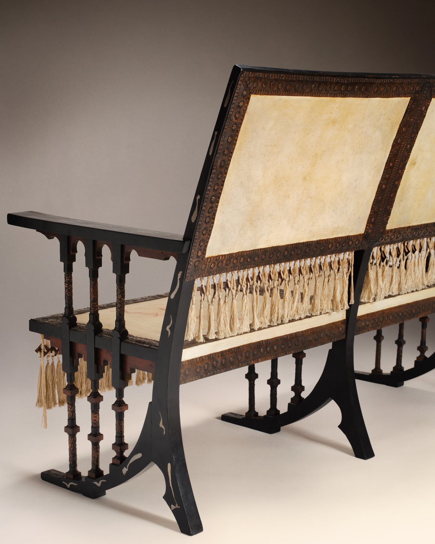 VINTAGE CARLO BUGATTI - Canapé deux places